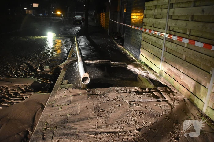 Huishoudens zonder water na leidingbreuk