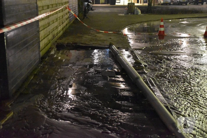 Huishoudens zonder water na leidingbreuk