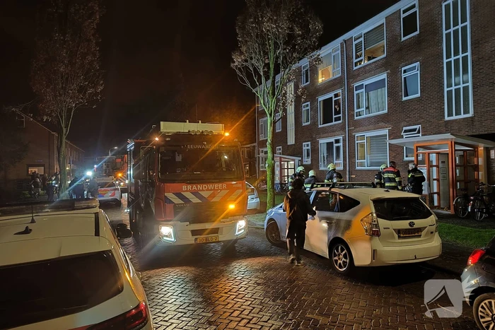 Bewoner aangehouden na brandmelding