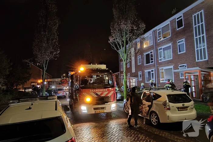 Bewoner aangehouden na brandmelding