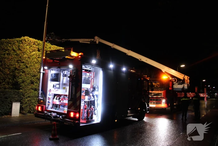 Brand in schoorsteen van vrijstaande woning