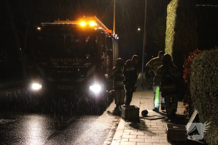 Brand in schoorsteen van vrijstaande woning