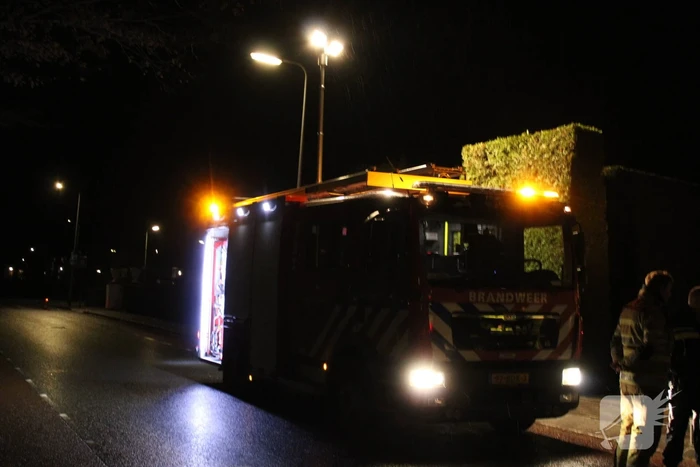 Brand in schoorsteen van vrijstaande woning