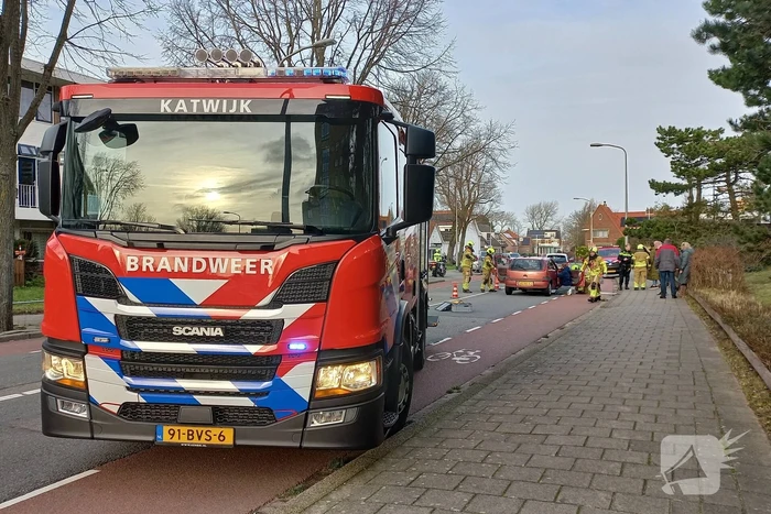 Gewonde bij ongeval tussen twee voertuigen