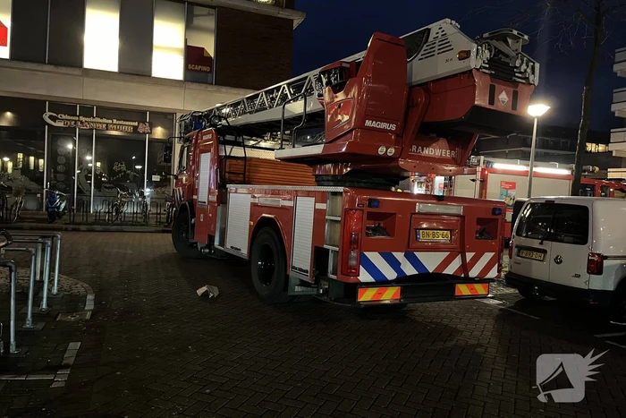 Onderzoek naar rookontwikkeling bij winkelcentrum