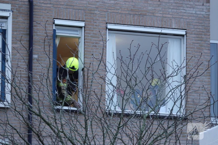 Rookontwikkeling door brand in magnetron in woon-zorgcomplex