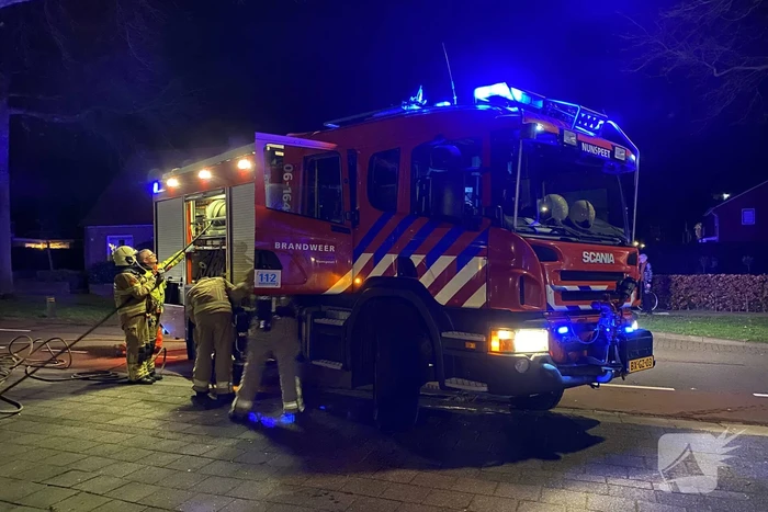Heg vat vlam door vuurwerk