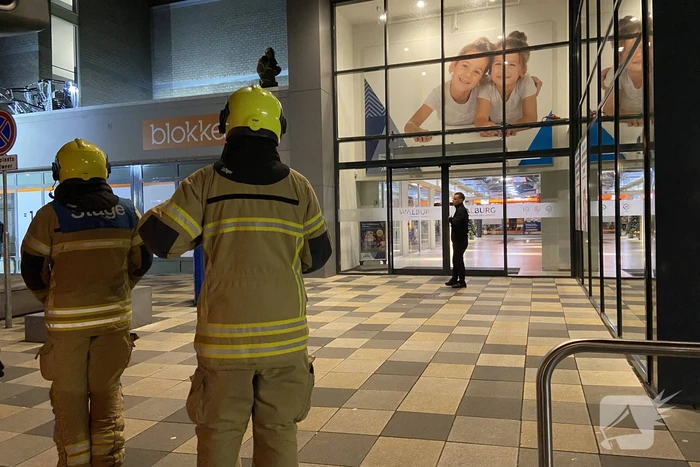 Winkelcentrum gesloten na gaslucht