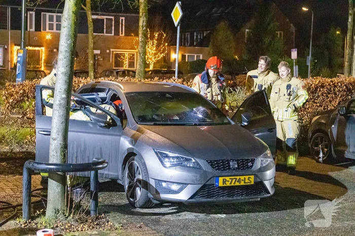 Veel schade bij autobrand