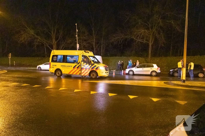 Gewonde bij kettingbotsing tussen vier voertuigen