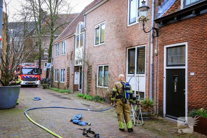 Veel schade bij woningbrand