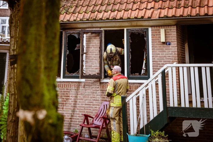 Veel schade bij woningbrand