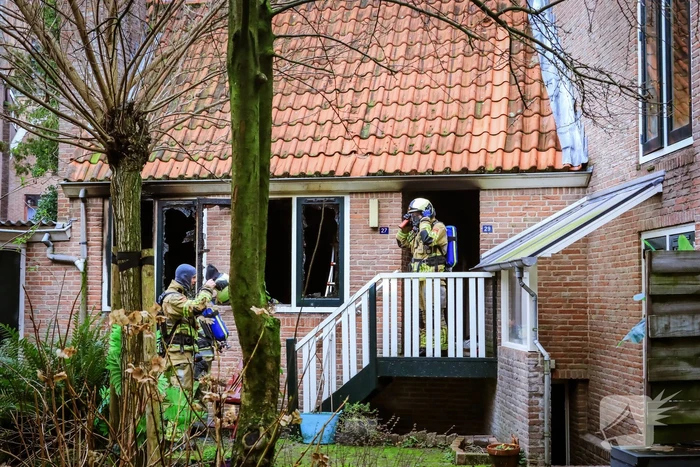 Veel schade bij woningbrand