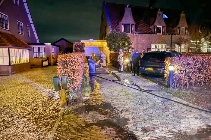 Papier kliko door brand verwoest