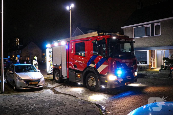Flinke rookontwikkeling bij zolderbrand