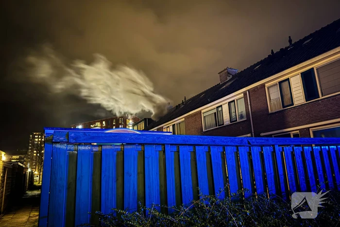Flinke rookontwikkeling bij zolderbrand