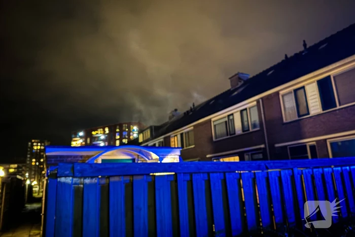 Flinke rookontwikkeling bij zolderbrand