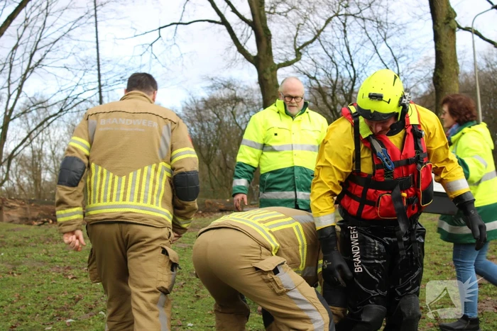 Dier gered door brandweer