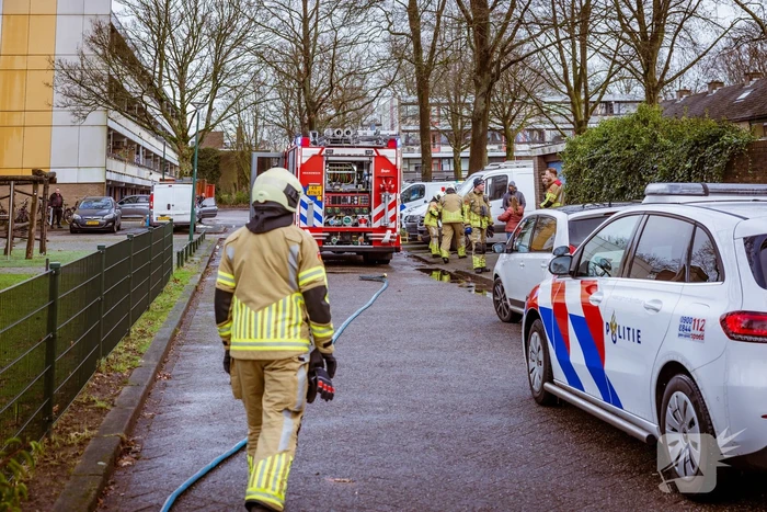 Vergeten pan zorgt voor brand