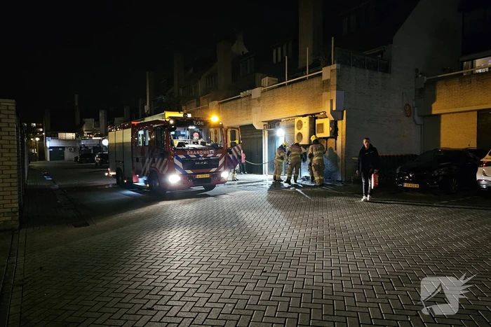 Afvalbrand snel onder controle