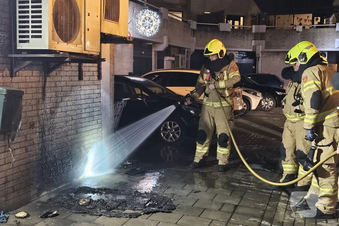 Afvalbrand snel onder controle