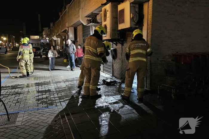 Afvalbrand snel onder controle
