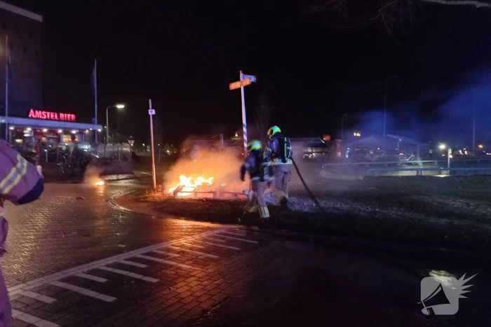 Buitenbrand geblust na sein veilig van politie