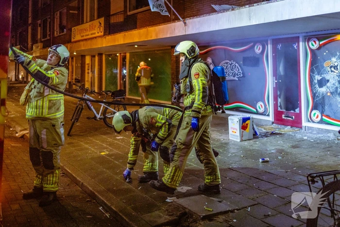 Veel rookontwikkeling bij brand in restaurant