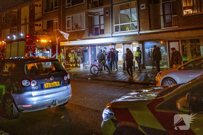 Veel rookontwikkeling bij brand in restaurant