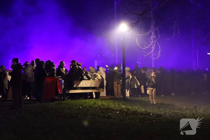 Grote drukte bij nieuwjaarsfeest