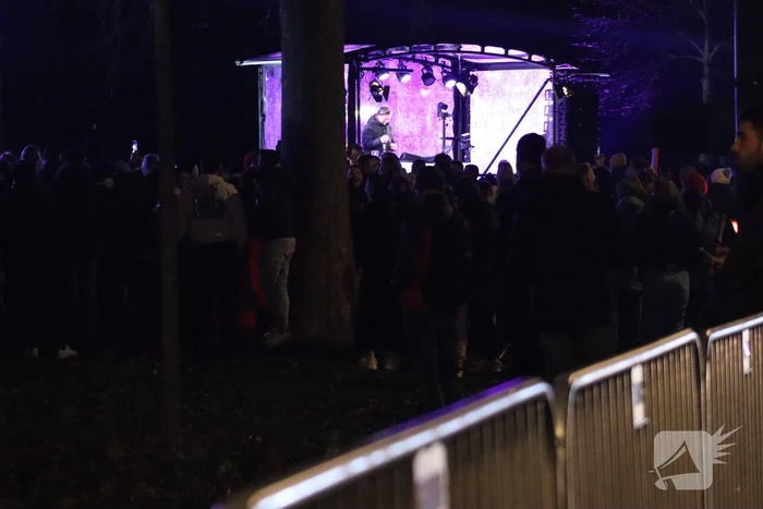 Grote drukte bij nieuwjaarsfeest