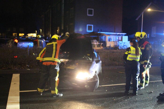 Flinke verkeerschaos na aanrijding