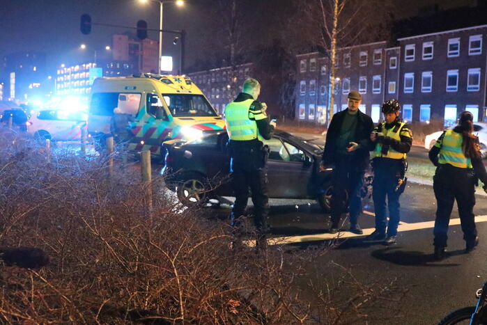 Flinke verkeerschaos na aanrijding