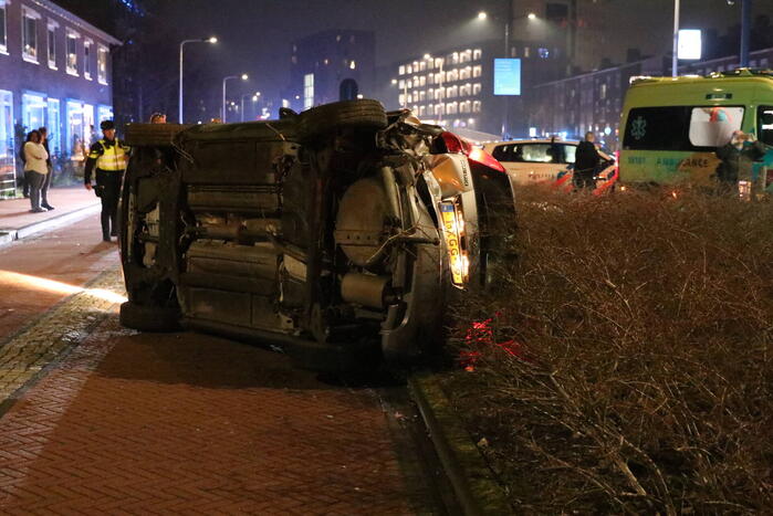 Flinke verkeerschaos na aanrijding