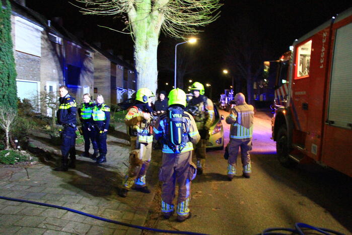 Veel schade na brand in garage
