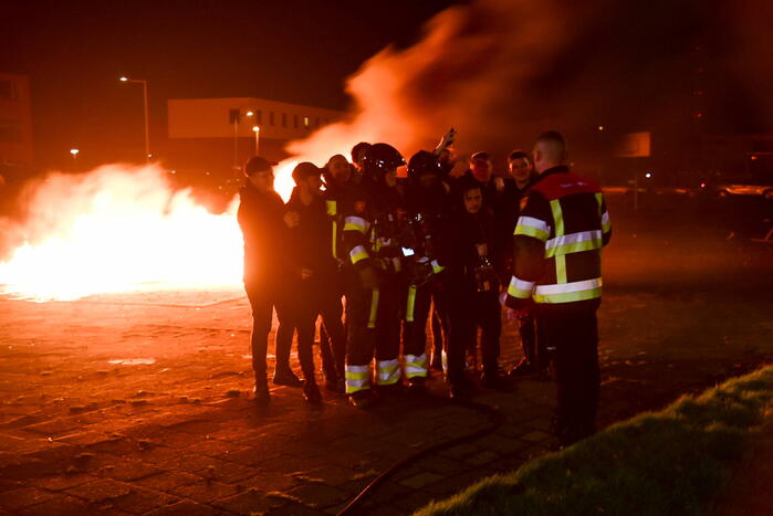 Veel rookontwikkeling bij flinke buitenbrand