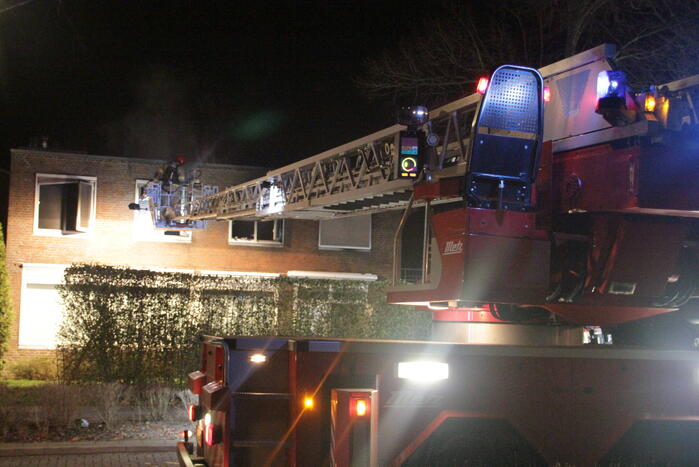 Forse brand in woning