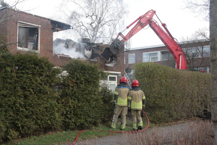 Forse brand in woning