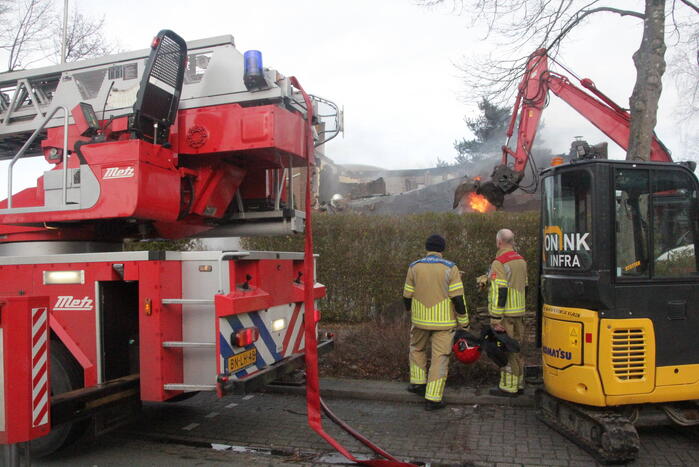 Forse brand in woning