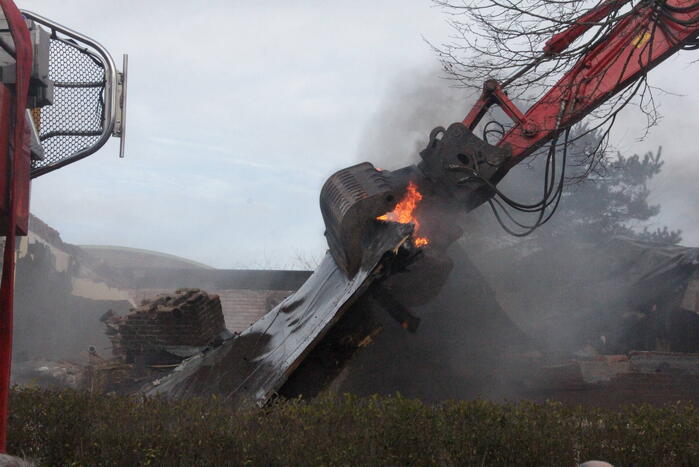 Forse brand in woning