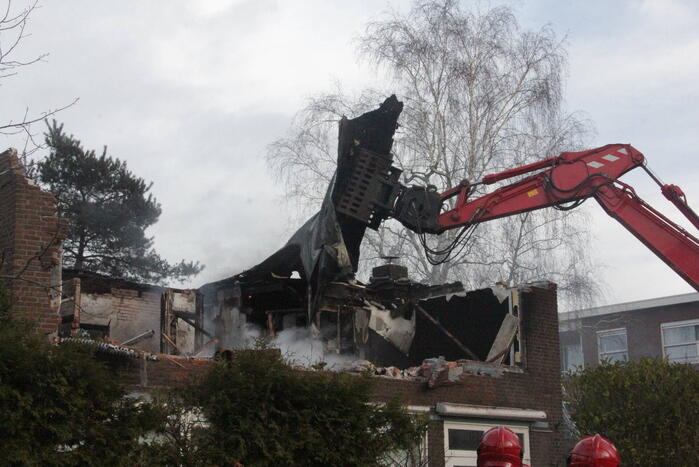 Forse brand in woning
