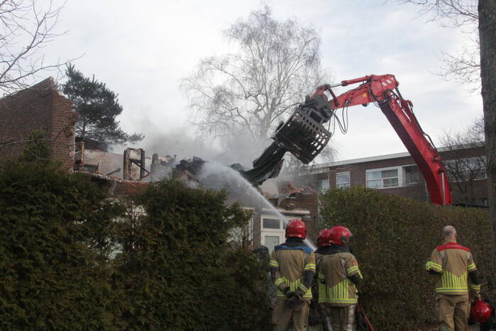 Forse brand in woning