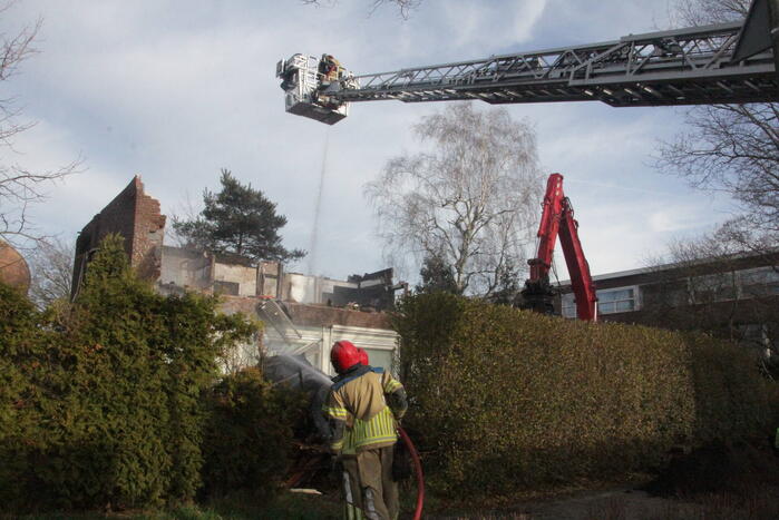 Forse brand in woning