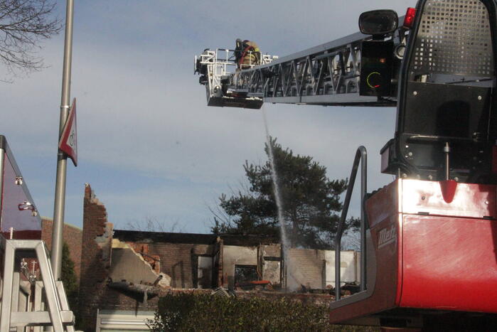 Forse brand in woning