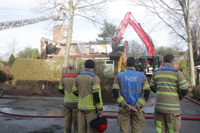 Forse brand in woning