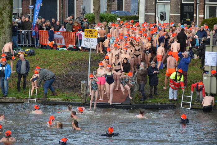 Grote drukte bij nieuwjaarsduik