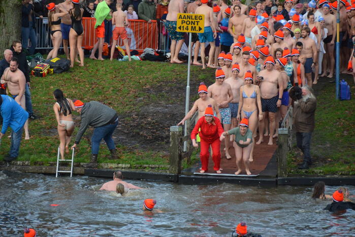 Grote drukte bij nieuwjaarsduik
