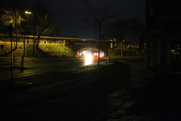 Huishoudens is het donker na stroomstoring