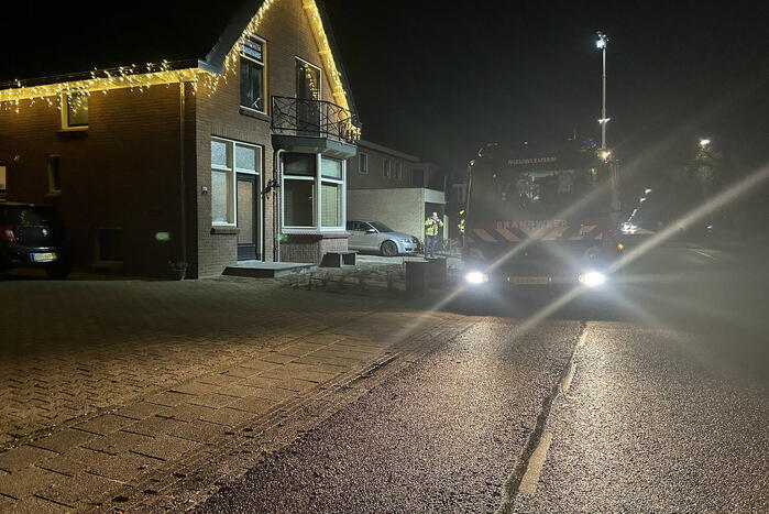 Rookontwikkeling bij schoorsteenbrand