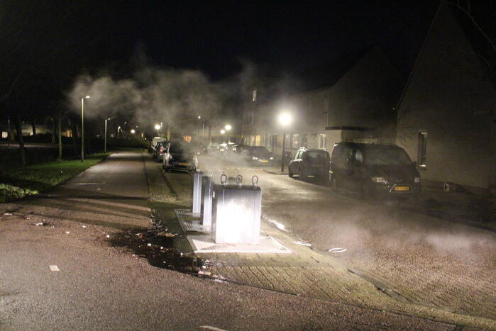 Rookontwikkeling bij brand in container